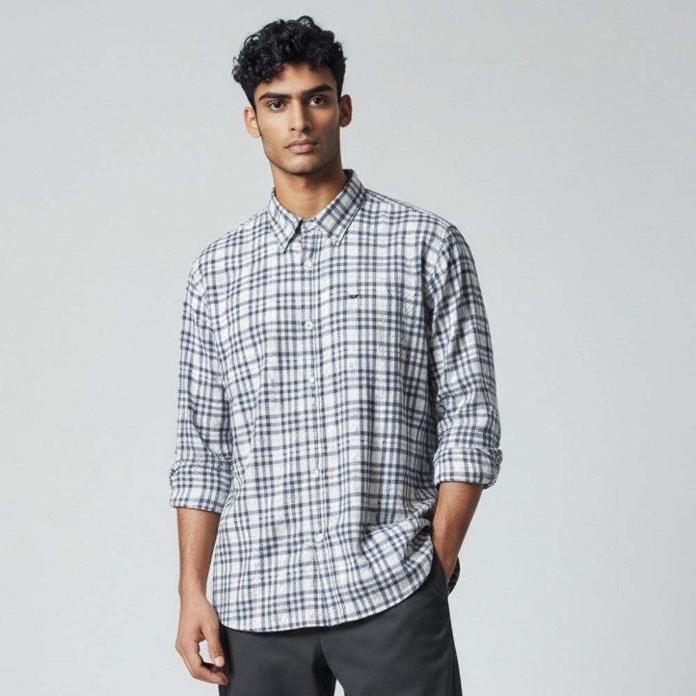 Marc Ecko Cut and Sew men’s long sleeve casual button-down shirt XXL cotton 100%